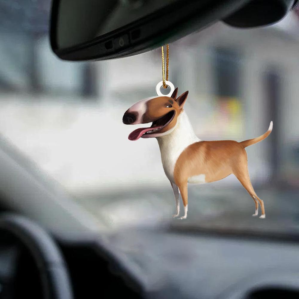 Bull Terrier-Look At Me-Two Sided Ornament - Best gifts your whole family