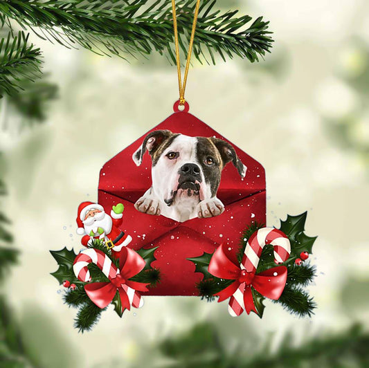 Bulldog Christmas Letter Ornament Dog Christmas Decoration - Best gifts your whole family