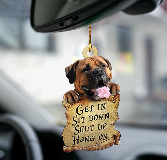 Bullmastiff Get In Two Sided Ornament, Best Dog Ornament For Her Car - Best gifts your whole family