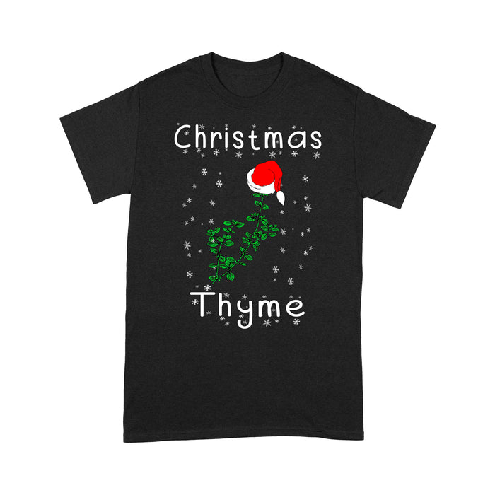 Funny Christmas Gift - Christmas Thyme Christmas Theme Pun.  Tee Shirt Gift For Christmas