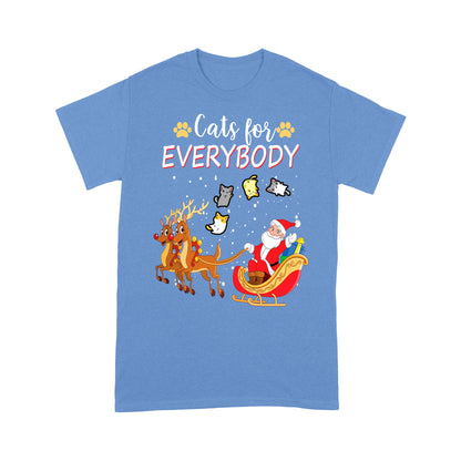 Katzen für alle, lustiges Weihnachtsoutfit für süße Katzenliebhaber, T-Shirt, Geschenk, Weihnachten