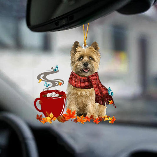 Cairn Terrier 1-Fall Chocolate-Two Sided Ornament - Best gifts your whole family