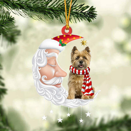 Cairn Terrier 1 With Santa Christmas Ornament Dog Christmas Ornament - Best gifts your whole family