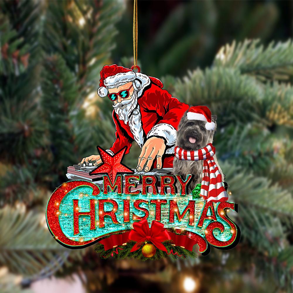 Cairn Terrier 2-Christmas Rock Two Sided Ornament - Best gifts your whole family