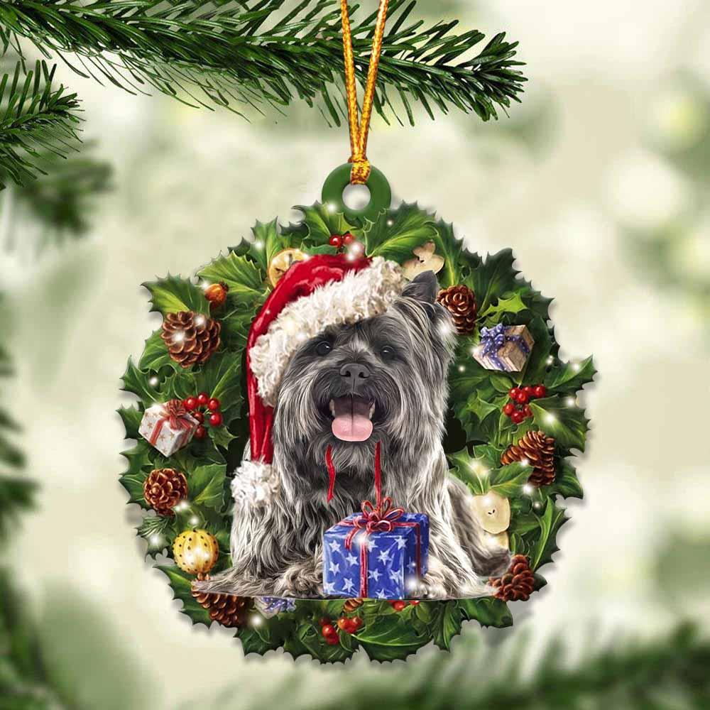 Cairn Terrier and Christmas gift for her gift for him gift for Cairn Terrier lover ornament, Christmas Ornament - Best gifts your whole family