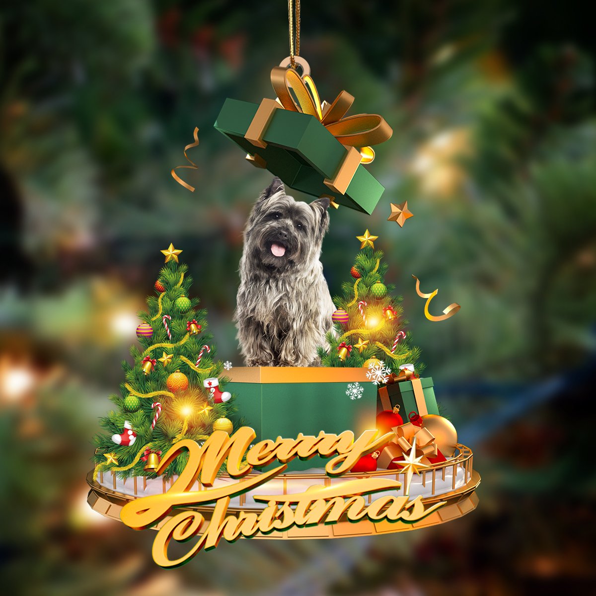 Cairn Terrier -Christmas Gifts&Dogs Hanging Ornament - Best gifts your whole family