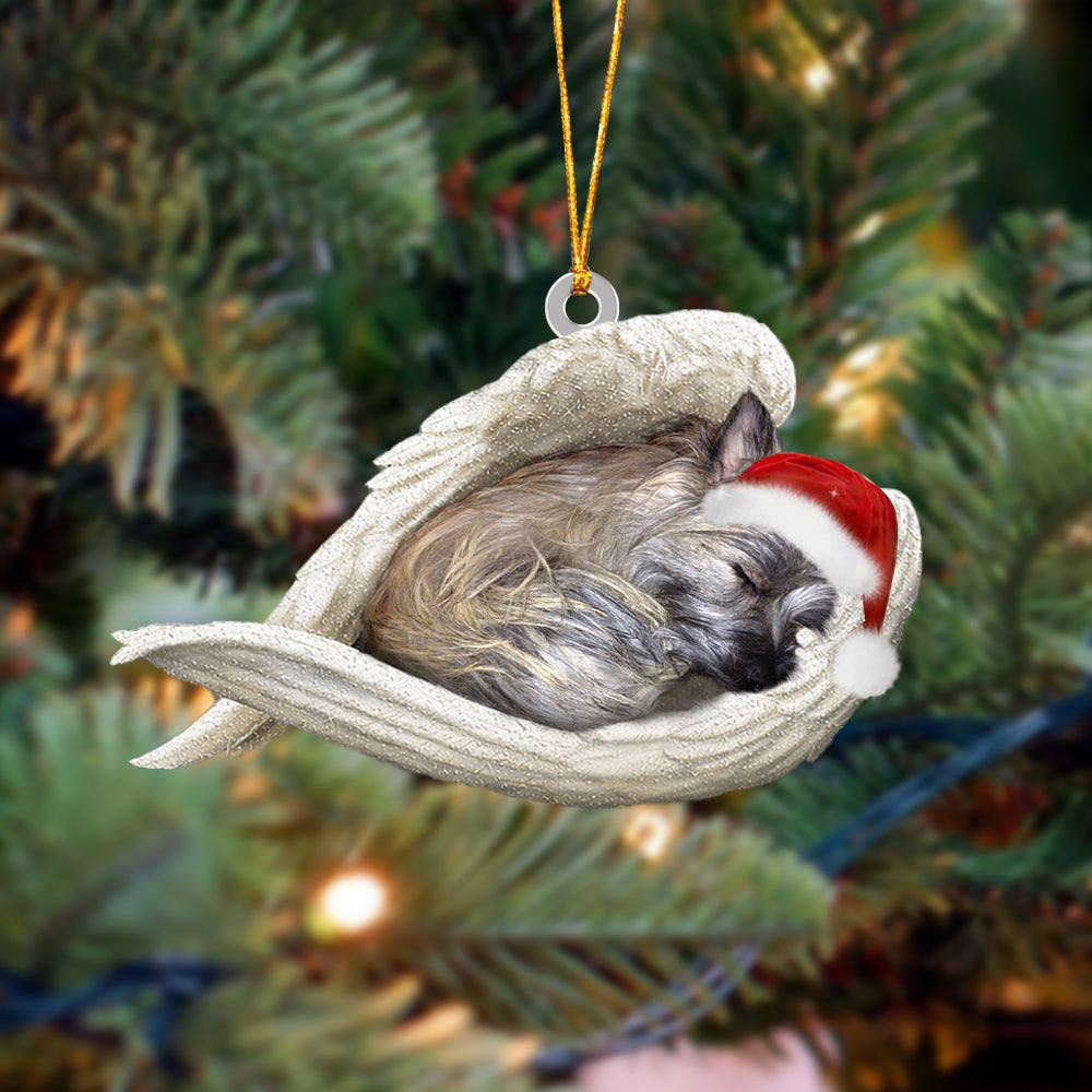 Cairn Terrier Sleeping Angel Christmas Ornament Godmerc - Best gifts your whole family