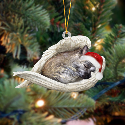 Cairn Terrier Sleeping Angel Christmas Ornament Godmerc - Best gifts your whole family