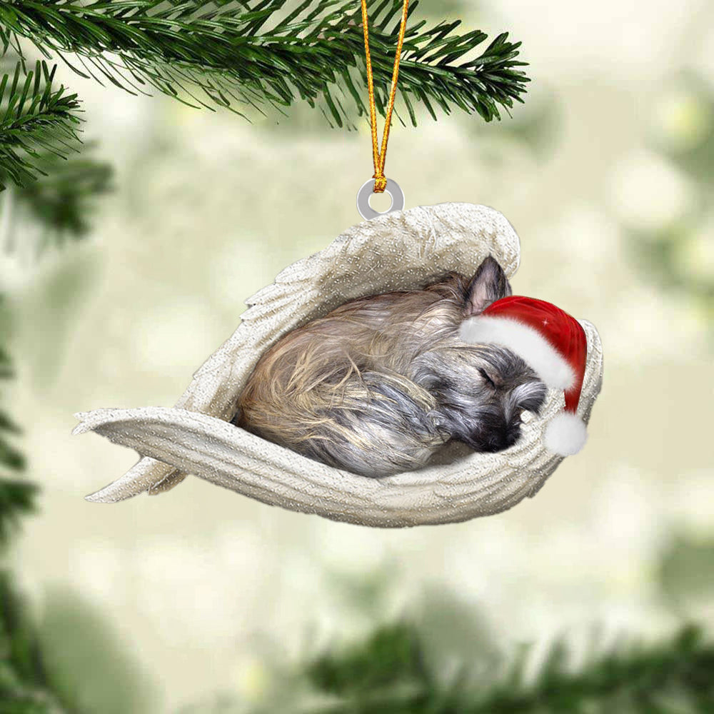 Cairn Terrier Sleeping Angel Christmas Ornament Godmerc - Best gifts your whole family