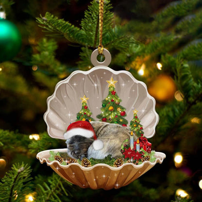 Cairn Terrier3-Sleeping Pearl In Christmas Two Sided Ornament - Best gifts your whole family
