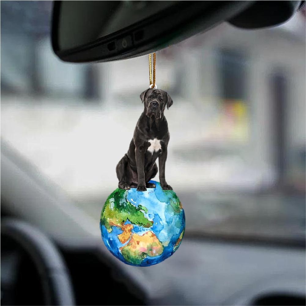 Cane Corso-Around My Dog-Two Sided Ornament - Best gifts your whole family