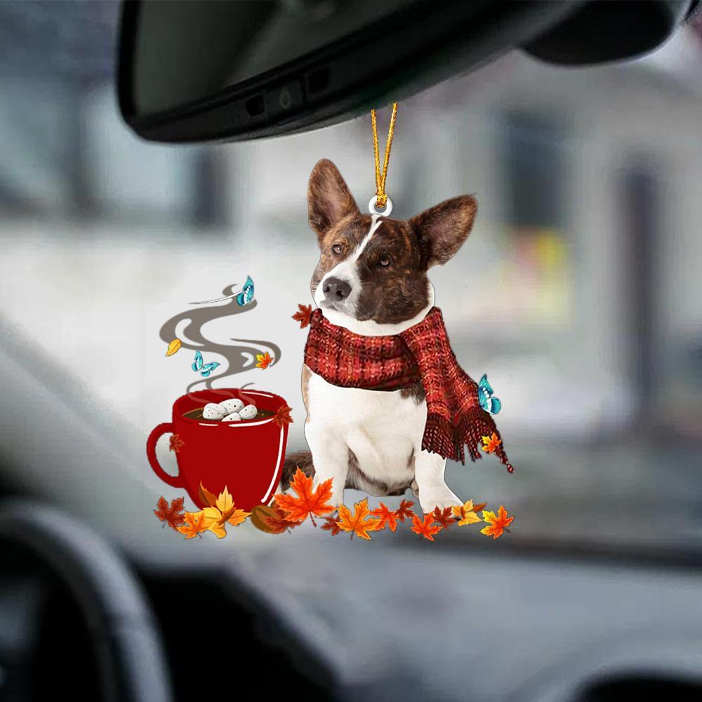 Cardigan Welsh Corgi-Fall Chocolate-Two Sided Ornament - Best gifts your whole family