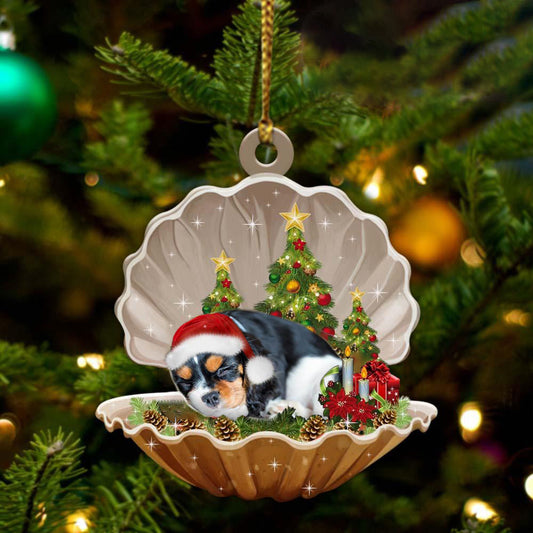 Cavalier King Charles Spaniel (2)-Sleeping Pearl in Christmas Two Sided Ornament, Christmas Ornament - Best gifts your whole family