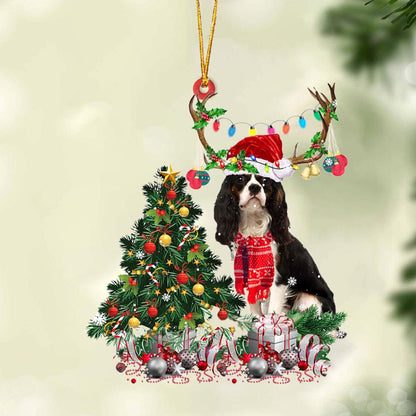 Cavalier King Charles Spaniel 3-Christmas Tree Gift Hanging Ornament, Christmas Ornament, Car Ornament - Best gifts your whole family