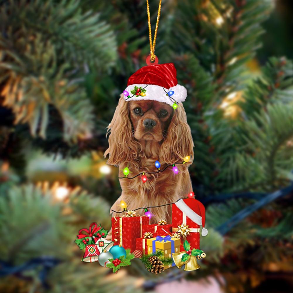 Cavalier King Charles Spaniel 4-Dog Be Christmas Tree Hanging Ornament, Christmas Ornament, Car Ornament - Best gifts your whole family