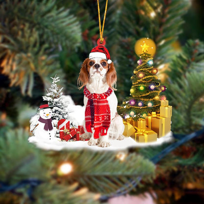 Cavalier King Charles Spaniel Christmas Ornament Christmas Tree Hanging Acrylic Ornament Gift - Best gifts your whole family
