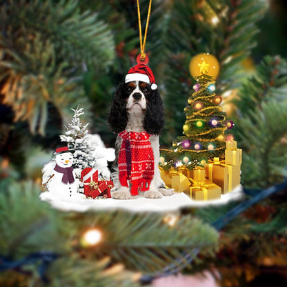 Cavalier King Charles Spaniel Christmas Ornaments Christmas Tree Hanging Acrylic Ornament Gift - Best gifts your whole family