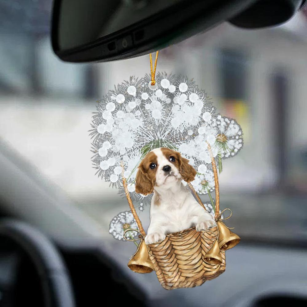 Cavalier King Charles Spaniel-Dandelion-Two Sided Ornament - Best gifts your whole family