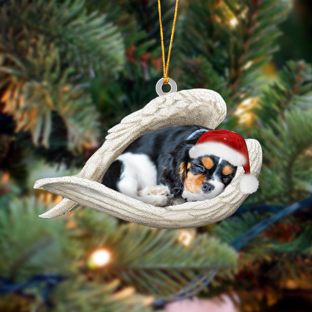 Cavalier King Charles Spaniel Sleeping Angel Christmas Ornament Dog Christmas Hanging Ornament - Best gifts your whole family