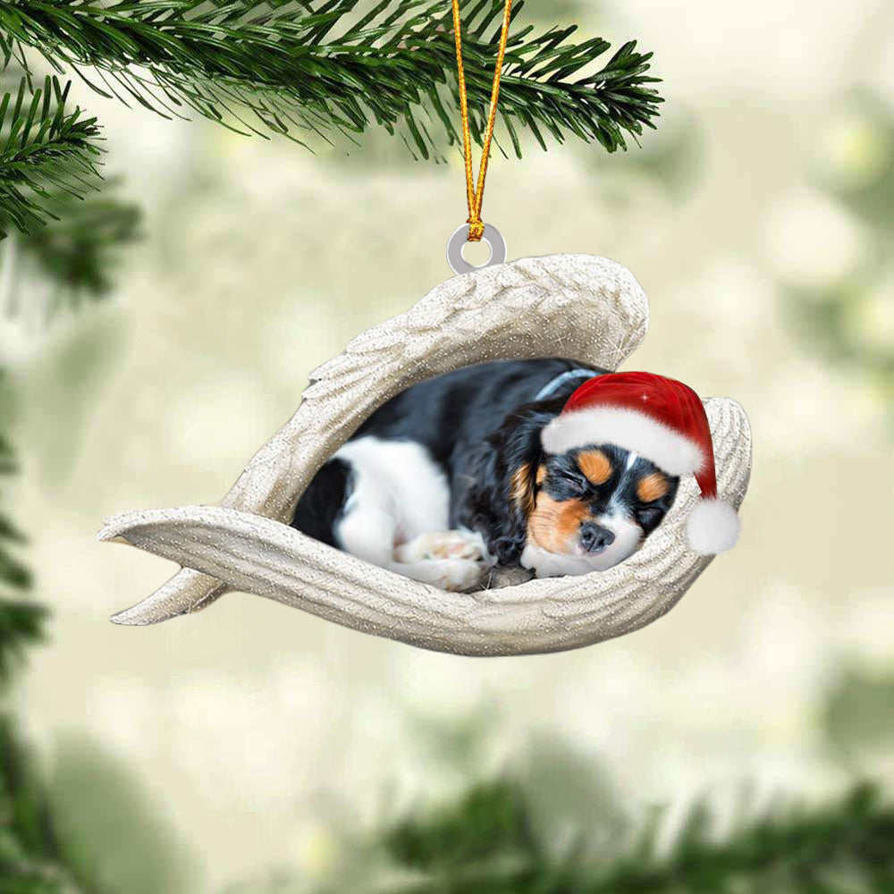Cavalier King Charles Spaniel Sleeping Angel Christmas Ornament Dog Christmas Hanging Ornament - Best gifts your whole family