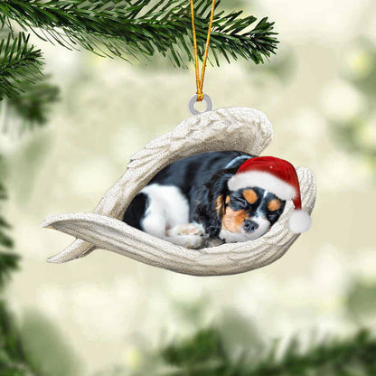 Cavalier King Charles Spaniel Sleeping Angel Christmas Ornament Dog Christmas Hanging Ornament - Best gifts your whole family