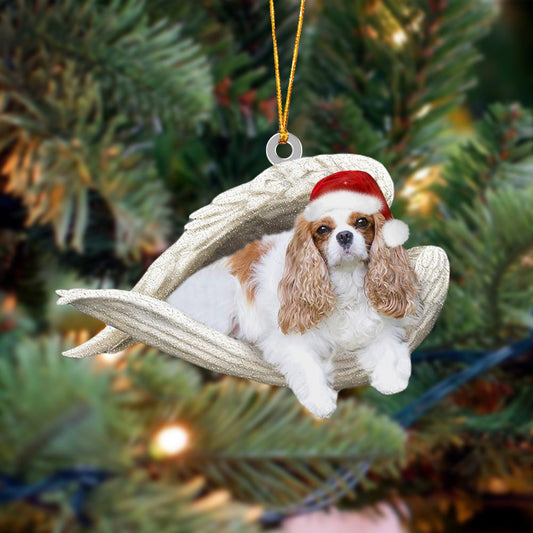 Cavalier King Charles Spaniel Sleeping Angel Christmas Ornaments Dog Christmas Hanging Ornament - Best gifts your whole family