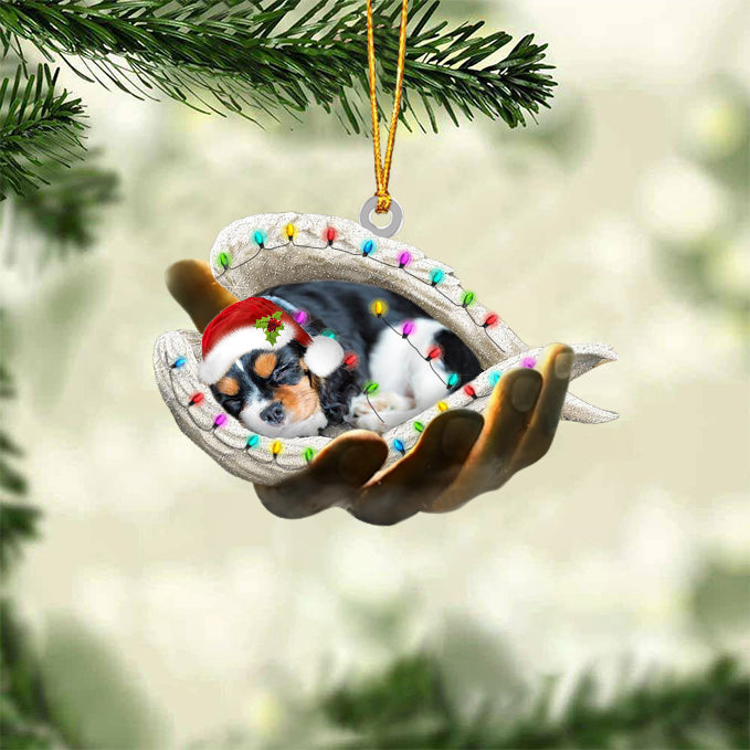 Cavalier King Charles Spaniel Sleeping Angel In God Hand Christmas Ornament Godmerch Ornament - Best gifts your whole family