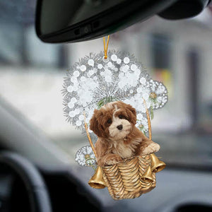 Cavapoo-Dandelion-Two Sided Ornament - Best gifts your whole family