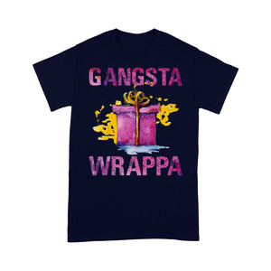 Funny Christmas Outfit - Gangsta Wrappa Holiday Gift  Tee Shirt Gift For Christmas