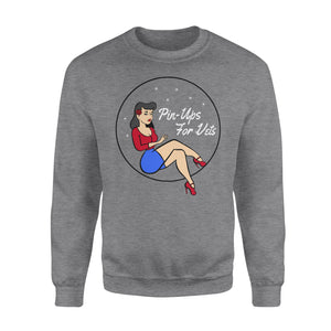 Pin-Ups for Vets funny sweatshirt gifts christmas ugly sweater for men and women