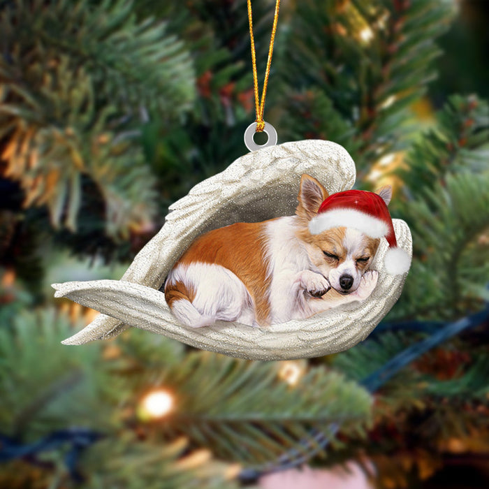 Chihuahua -1 Sleeping Angel Christmas Ornament Godmerc - Best gifts your whole family