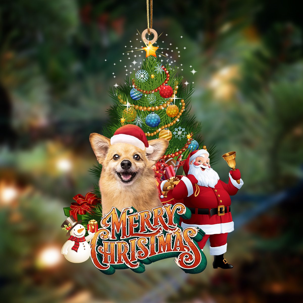 Chihuahua 4-Christmas Tree&Dog Hanging Ornament - Best gifts your whole family