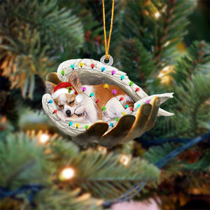 Chihuahua Sleeping Angel In God Hand Christmas Ornament Godmerch Ornament - Best gifts your whole family