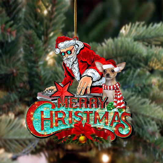 Chihuahua2-Christmas Rock Two Sided Ornament - Best gifts your whole family