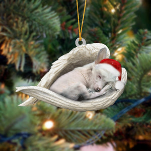 Chinese Crested Sleeping Angel Christmas Ornament Godmerc - Best gifts your whole family