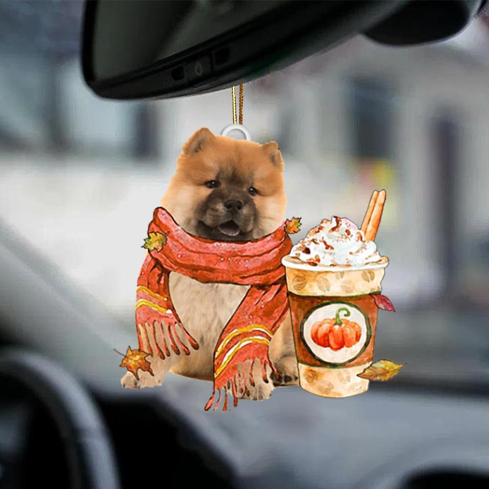 Chow Chow 1-Pumpkin Spice Kinda-Two Sided Ornament - Best gifts your whole family