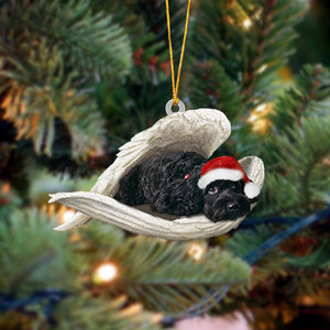 Cockapoo (Black) Sleeping Angel Christmas Ornament Godmerc - Best gifts your whole family