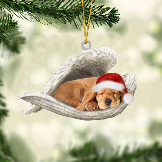 Cocker Spaniel-1 Sleeping Angel Christmas Ornament Godmerc - Best gifts your whole family