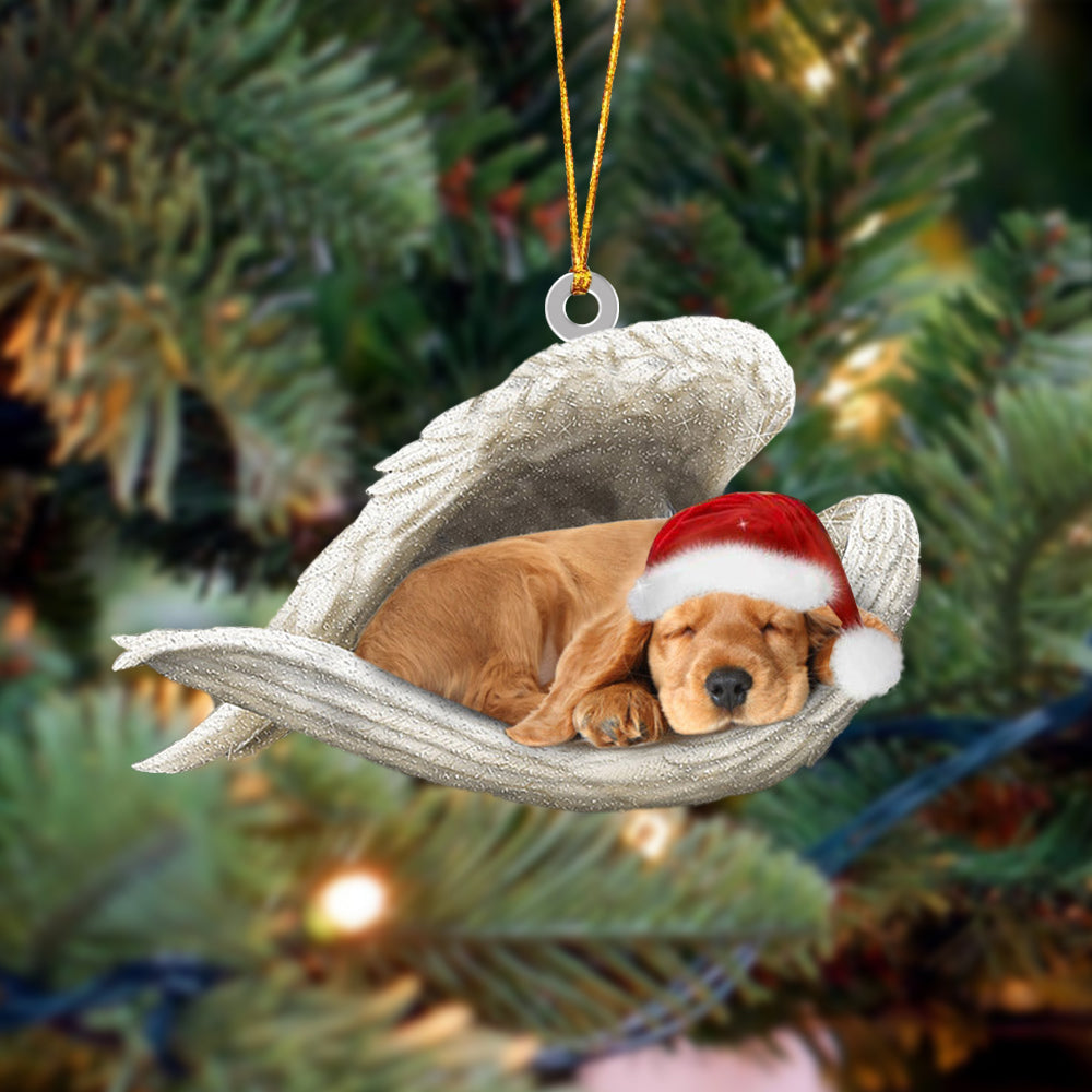Cocker Spaniel-1 Sleeping Angel Christmas Ornament Godmerc - Best gifts your whole family
