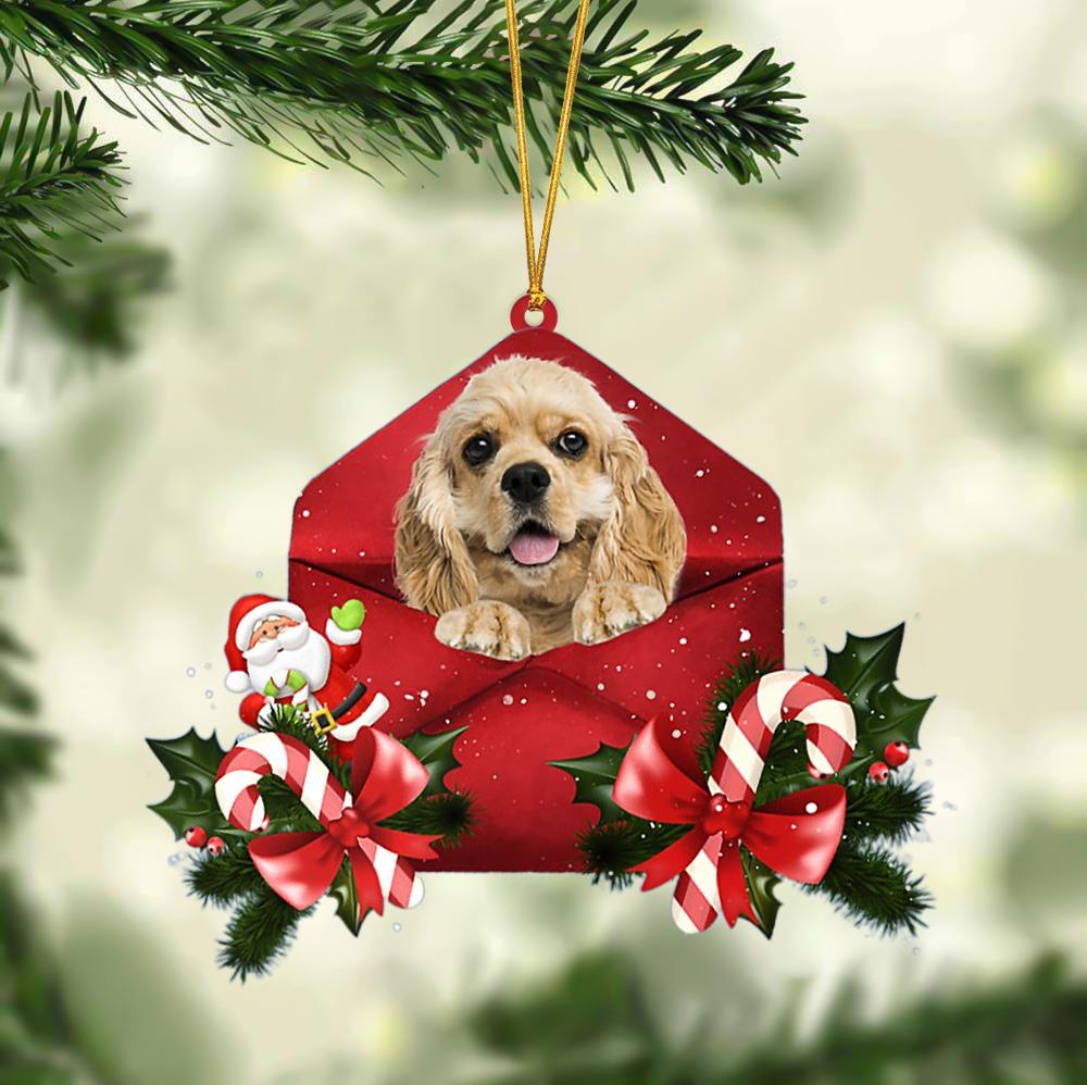 Cocker Spaniel Christmas Letter Ornament Dog Christmas Decoration - Best gifts your whole family