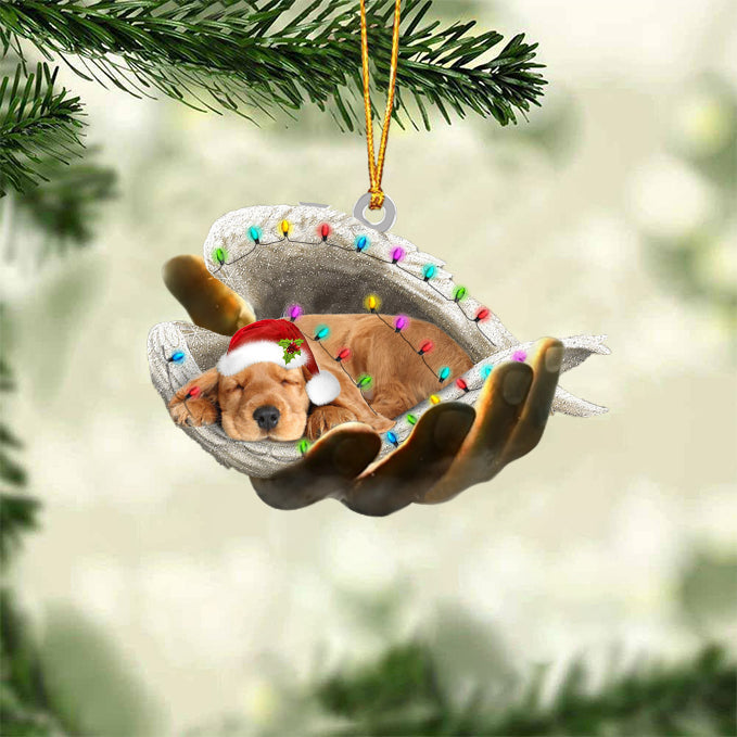 Cocker Spaniel Sleeping Angel In God Hand Christmas Ornament Godmerch Ornament - Best gifts your whole family