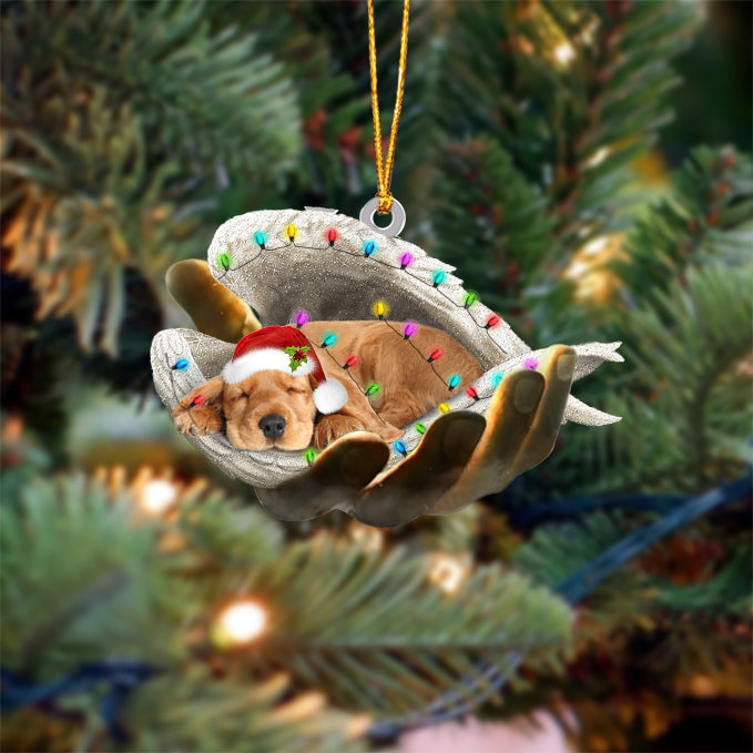 Cocker Spaniel Sleeping Angel In God Hand Christmas Ornament Godmerch Ornament - Best gifts your whole family
