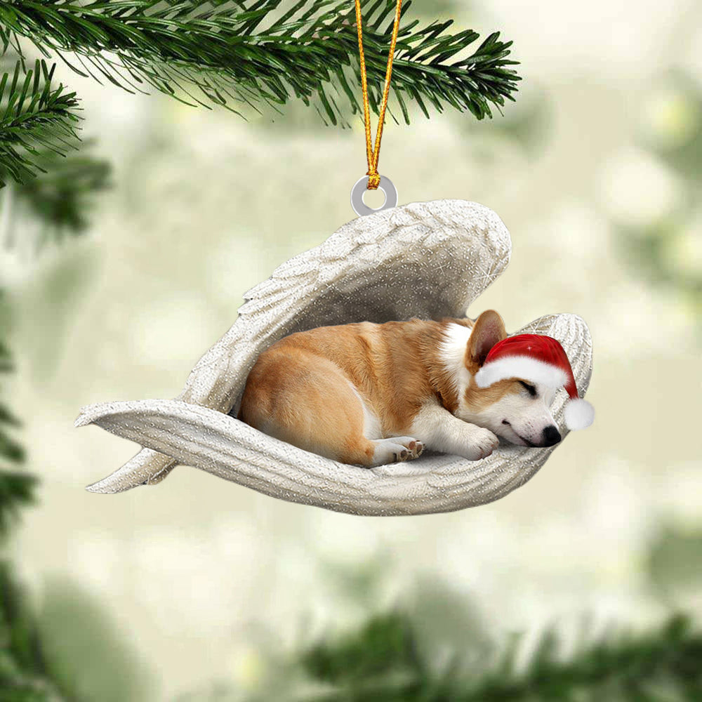 Corgi Sleeping Angel Christmas Ornament Dog Christmas Gift Hanging Ornament - Best gifts your whole family