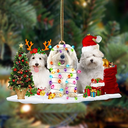 Coton De Tulear-Christmas Dog Friends Hanging Ornament - Best gifts your whole family