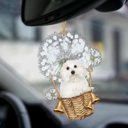 Coton De Tulear-Dandelion-Two Sided Ornament - Best gifts your whole family