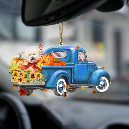 Cream Bichon Frise-Little Pumpkin-Two Sided Ornament - Best gifts your whole family