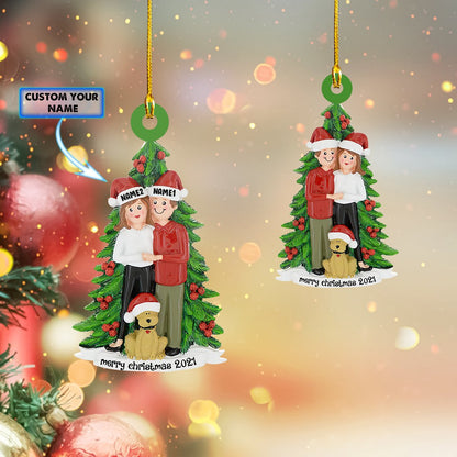 Custom Name Couple Car Ornament Ornament - Best gifts your whole family