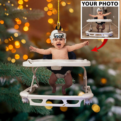 Custom photo Ornament Sport, Custom Photo Ornament - Baby, Baby cute Custom Photo Ornament - Best gifts your whole family