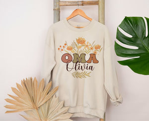 custom Oma   Oma Sweatshirt   New Oma Gift   Oma Pregnancy Announcement Shirts   Oma Shirt   Oma Gifts Active