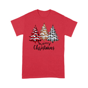 Have A Merry Christmas With Knitting And Leopard Pattern  Tee Shirt Gift For Christmas